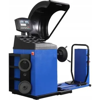 Sada na opravu pneumatiky Poloautomatická vyvažovačka kol 26" s výtahem pro kola nákladních vozidel a monitorem CASB5610