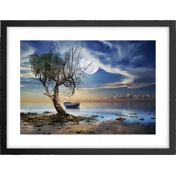 Obraz Obraz plakát v černém rámu do obýváku 40x30 krajina foto na zeď