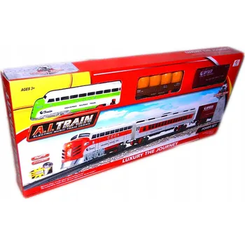 Vláček a vláčkodráha Elektrická VLÁČKODRÁHA na baterie vagóny koleje