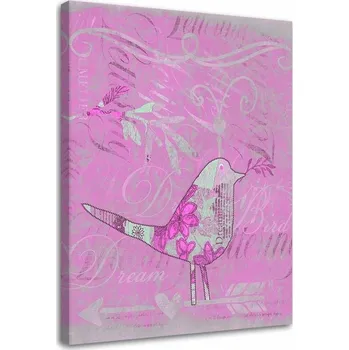 Obraz Obraz Pták na růžovém pozadí - Andrea Haase 40x60