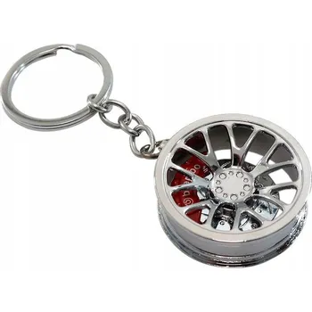 PŘÍVĚSEK NA KLÍČE DISK 3SDM STŘÍBRNÁ SE SVORKOU