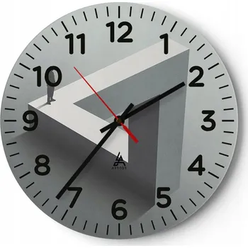 Hodiny Kuchyňské nástěnné hodiny 30x30 Moderní skleněné hodiny do obýváku Tiché