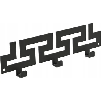 Věšák Šatní ramínko kovový Domer černý