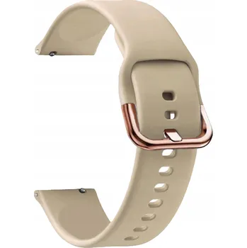 Řemínek na hodinky Řemínek WEPRO pro Samsung Galaxy Watch 3/4/5 20mm béžový