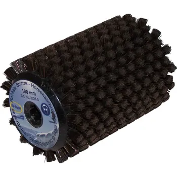 KUNZMANN ROTO KARTÁČ horsehair / bronze 100 mm