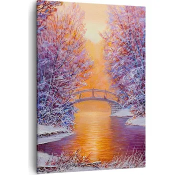 Obraz Obraz na plátně do obýváku ložnice 50x70 krajina obrazy na zeď canvas