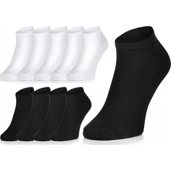 Pánské ponožky 10x PÁNSKÉ BAMBUSOVÉ KOTNÍKOVÉ PONOŽKY 41-43 +AG ponožky PRODYŠNÉ PREMIUM SADA