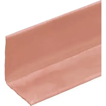 Podlahová lišta Růžová plastová (PVC) soklová lišta F342 - délka 40 m, šířka 3 cm, výška 3 cm