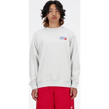 Pánská mikina Pánská mikina New Balance MT41547AHH – šedé