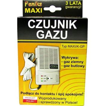Bezpečnostní detektor Detektor plynu Maxi MAXI/K-GP bílý, kabelový