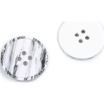 Knoflík Knoflík plastový mramorový 25mm (Knoflík plastový mramorový 25mm)