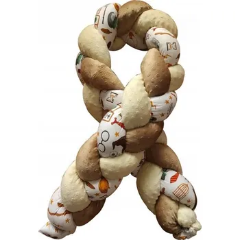 Prostěradlo Copánkový chránič do postýlky 120 cm MINKY