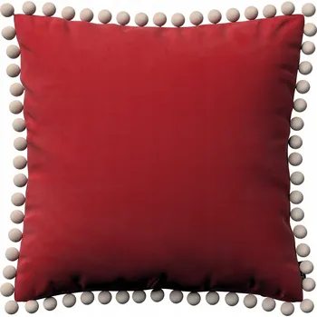 Polštář Dekoria Vánoční povlak na polštář červený