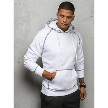 Pánská móda Pánská mikina s kapucí BX5514 Barva: Bílá, Velikost: L