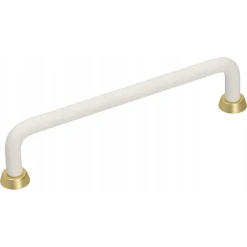 Nábytkové kování Nábytková úchytka GAMET US18 bílá soft touch 128mm
