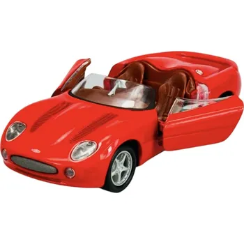autíčko WELLY JAGUAR XK180 ČERVENÝ 1:34 NOVÝ KOVOVÝ MODEL 49756