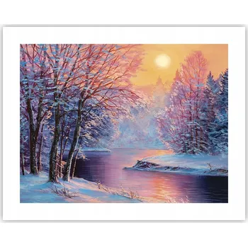 Obraz Obraz plakát na zeď bez rámu 50x40 krajina foto obývák ložnice