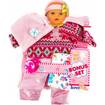 Doplněk pro panenku OBLEČENÍ PRO PANENKU MIMINKO BAREVNÝ SVETR