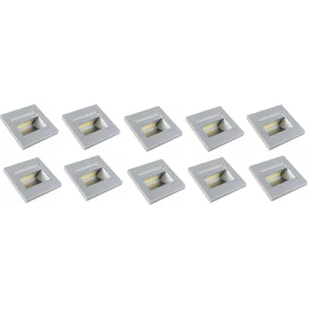 Nástěnné svítidlo LED schodišťové osvětlení 1W=8W bílá teplá nástěnná