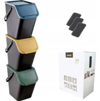 Odpadkový koš Practic odpadkové koše BINI15/3 75 l