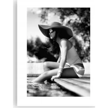 Obraz Obraz plakát do obýváku ložnice 30x40 žena plakáty na zeď bez rámu