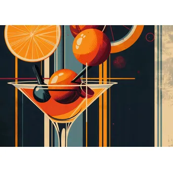 Plakát Plakát Koktejl ve stylu bez rámu 42 x 29,7 cm