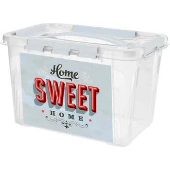 Úložný box Průhledný box s víkem