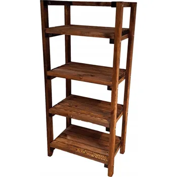 Dílenský regál Dřevěný skladový regál ZPD 120 x 66 x 35 cm, nosnost až 350 kg na polici