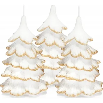 Svíčka Dekorativní parafinová svíčka bez vůně Drobo 3 ks