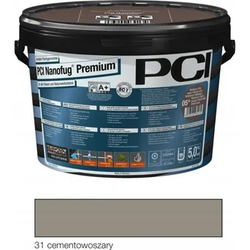 Spárovací hmota Elastická spárovací hmota PCI šedá CEMENT GREY 5 kg
