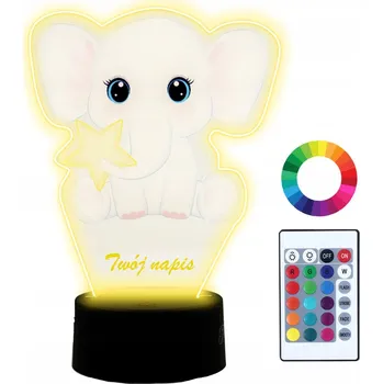 Lampička Noční lampa Plexido vícebarevná