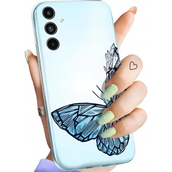 Pouzdro na mobilní telefon Zadní Kryt Hello Case pro Samsung Galaxy A15 modrý