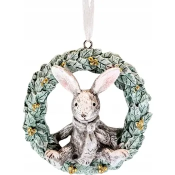 Přívěsek VÁNOČNÍ OZDOBA KRÁLÍK 7,5 CM