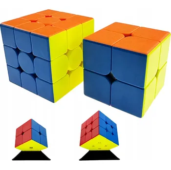 kreativní sada SADA KOSTEK 2x2 3x3 ORIGINÁLNÍ PROFESIONÁLNÍ SEŘÍZENÁ RYCHLÁ + DÁREK