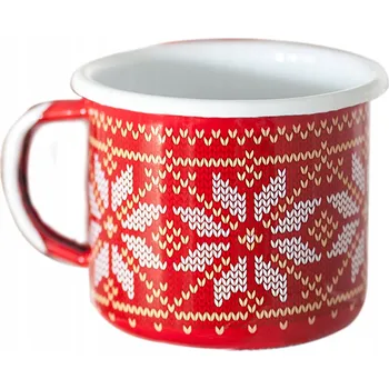 Smaltovaný hrnek, Vánoční Emalco 350 ml