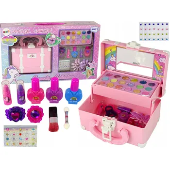 Výuková hračka SADA KRÁSY PRO LÍČENÍ A NEHTY V KUFŘÍKU