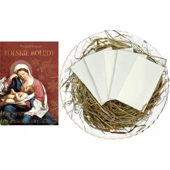 Vánoční dekorace Vánoční Oplatek 5 kusů Hay Vánoční zpěvník