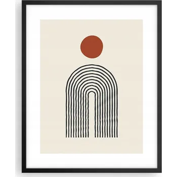 Obraz Obraz plakát na zeď v černém rámu 40x50 abstrakce plakáty do obýváku