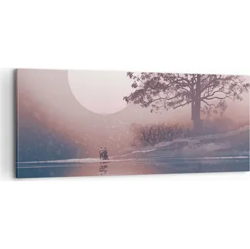 Obraz Foto obraz na plátně 100x40 abstrakce do obýváku ložnice na zeď velký