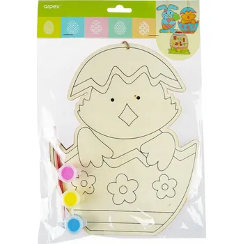 Obraz Velikonoční dřevěná závěska - mix