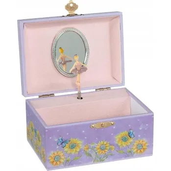 Šperkovnice Šperkovnice s hrací skříňkou fialová víla