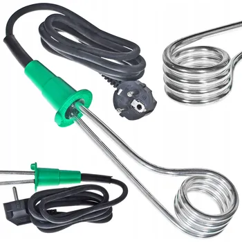 Ohřívač vody OHŘÍVAČ VODY 1500 W PONORNÝ OHŘÍVAČ PRO VAŘENÍ VODY TURISTICKÝ 230 V