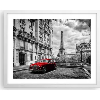 Obraz Obraz plakát na zeď v bílém rámu 50x40 město foto plakáty do obýváku