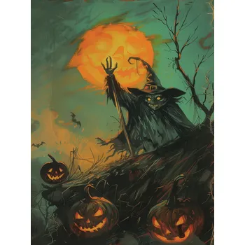 Obraz Plakát Halloween bez rámu 21 x 30 cm