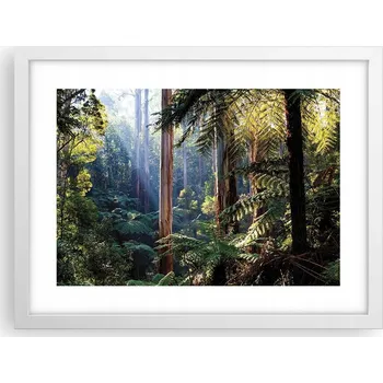 Obraz Obraz plakát v bílém rámu do obýváku 40x30 krajina foto na zeď