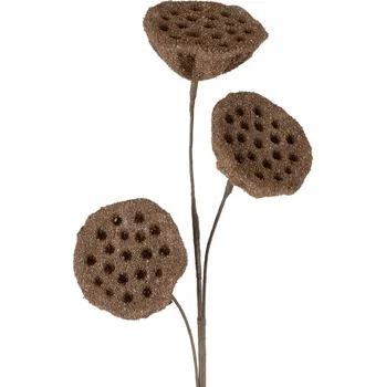 umělá květina Květina Natu 63 cm Hnědá 6 ks