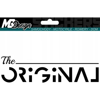 Samolepicí dekorace na vozidlo NÁLEPKA na auto STICKER THE ORIGINAL 8x30 cm