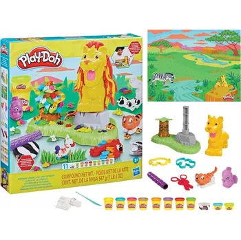 modelína a plastelína HASBRO PLAY DOH Lvíček a kamarádi z džungle F7221