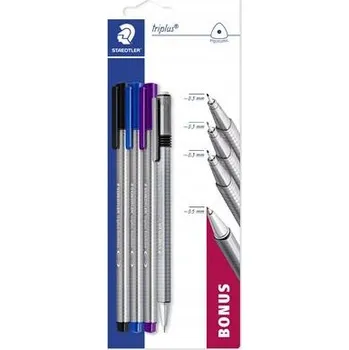 Vrták Sada psacích potřeb Staedtler, 4 ks, ergonomické, trojúhelníkové