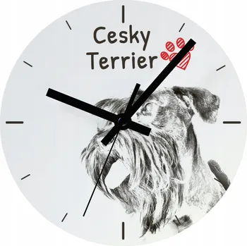 Hodiny Nástěnné hodiny Art-Dog bílé 20 cm